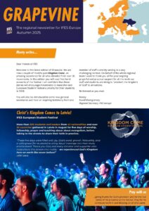 Page 1 of the autumn 2025 issue of Grapevine